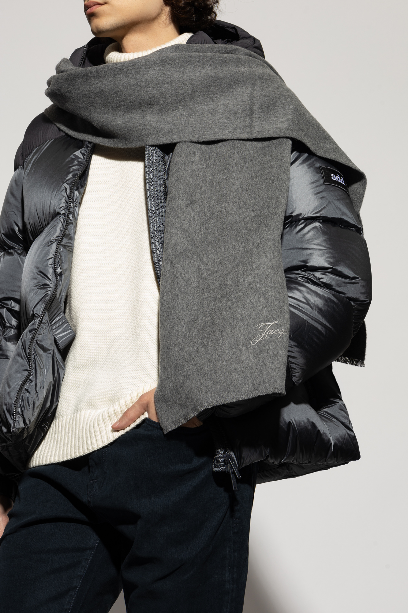 Jacquemus Scarf with logo | Men's | Vitkac